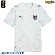 Maglie da calcio Austria Seconda Maglia Bambino Mondiali 2026  Manica Corta + Pantaloni corti)